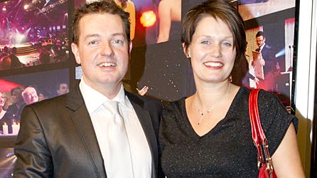 Jens Rohde med sin kone Katrine Fusager
