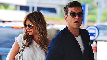 Ayda Field og Robbie Williams