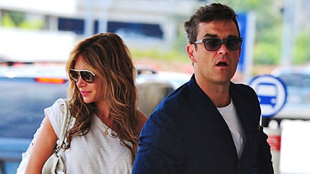 Ayda Field og Robbie Williams
