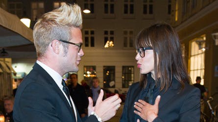 Silas Holst og Laura Drasbæk var smarte, da de gik til premiere på "Drive".