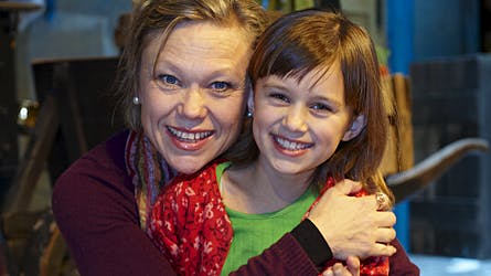 Sofie Stougaard og datter Ingeborg.