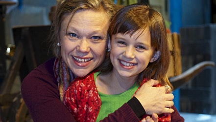 Sofie Stougaard og datter Ingeborg.