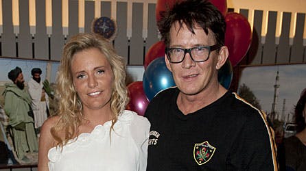 Thomas Bo Larsen med Diana Hvas.