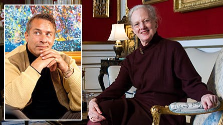 Thomas Eje fik æren af at optræde for dronningen og hendes veninder.