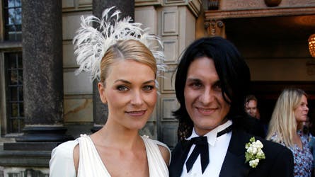 Thomas Troelsen og Eva Harlou blev gift i 2008.