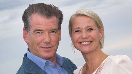 Trine Dyrholm og Pierce Brosnan