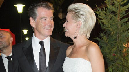 Pierce Brosnan og Trine Dyrholm havde en fantastisk aften i Venedig.