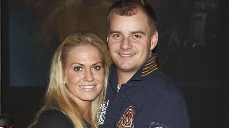 Casper Elgaard sammen med hustruen Lise Marie.