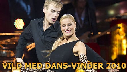 Favoritterne Cecilie Hother og Mads Vad vandt Vild med dans 2010.