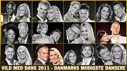 Hele 12 dansepar deltager i årets "Vild med dans"-show.