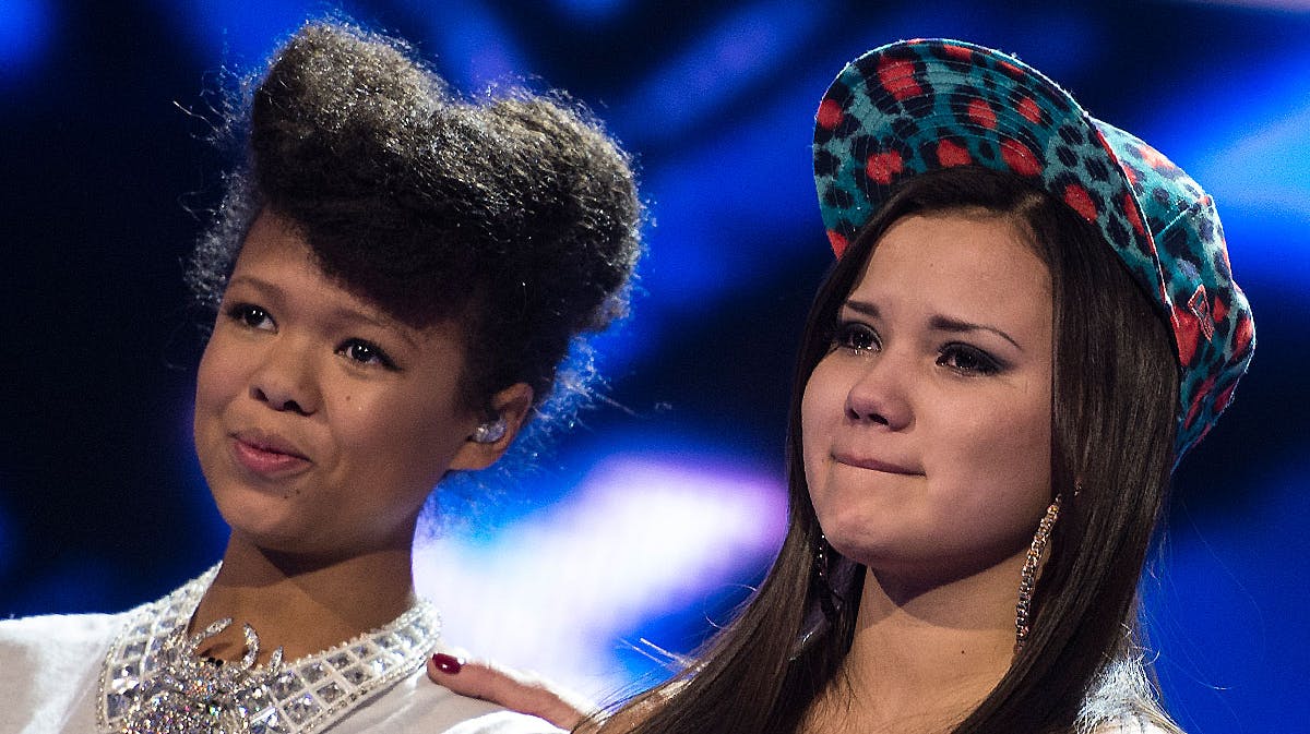 Anna & Lusanda fik ikke Anne Linnets sidste stemme og måtte ud af "X Factor".
