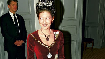 Grevinde Alexandra til nytårstaffel på Amalienborg den 1. januar 2006.
