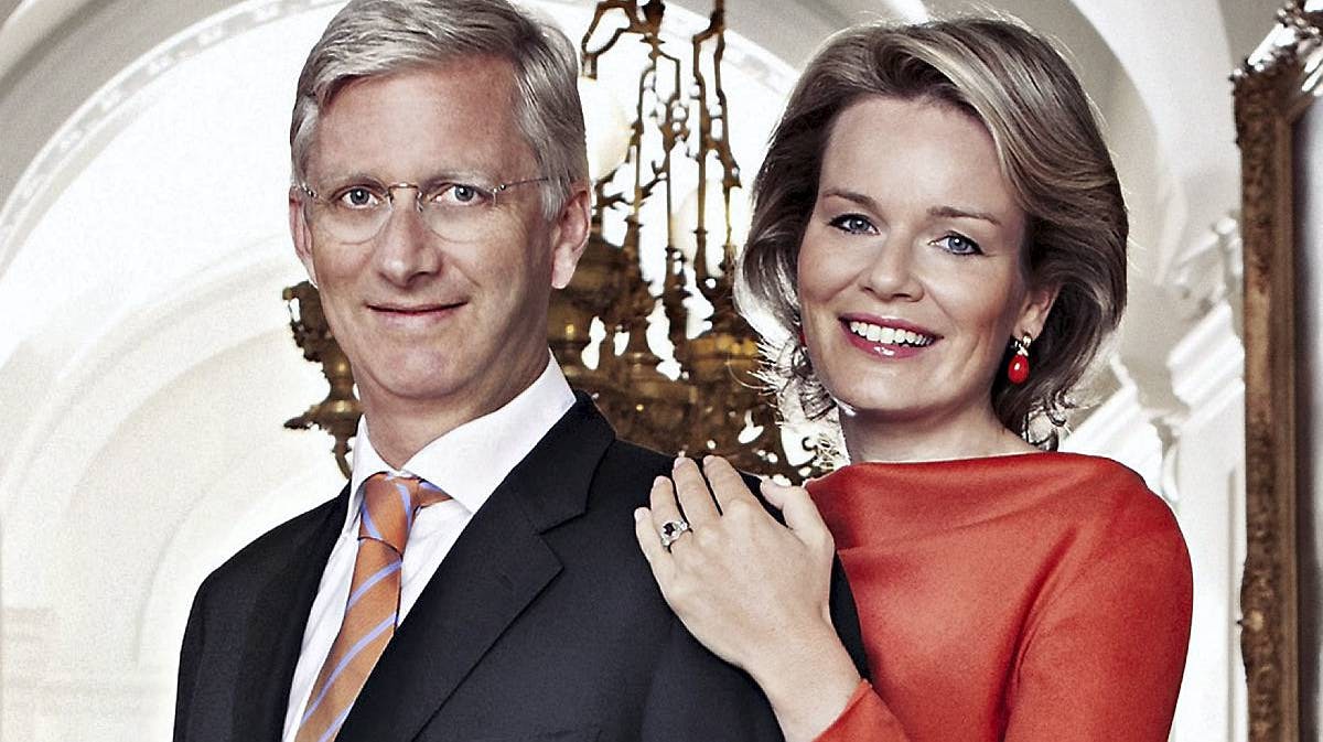Dronning Mathilde og kong Philippe