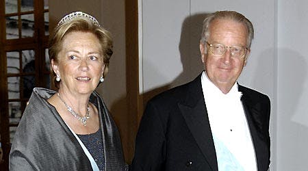 Kong Albert sammen med sin hustru dronning Paola.