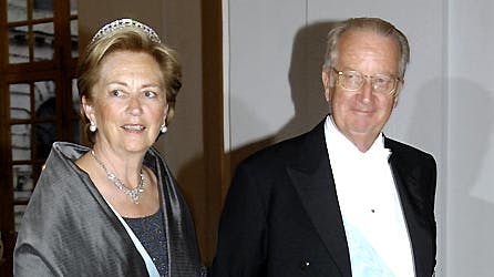 Kong Albert sammen med sin hustru dronning Paola.