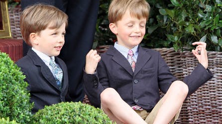 Prins Nicolas og prins Aymeric.