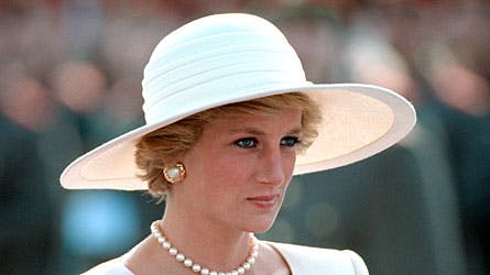 Prinsesse Diana nåede også at besøge Danmark.
