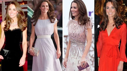 Alexander McQueen står ifølge briterne bag to af Kates flotteste kjoler