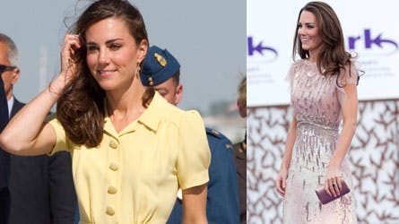 Hertuginde Catherine i både galla og hverdag fra Jenny Packham