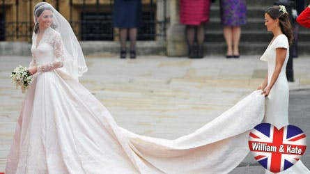 Kate Middleton sender et smil til lillesøster Pippa.