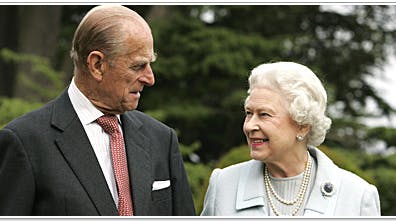 Prins Philip og dronning Elizabeth