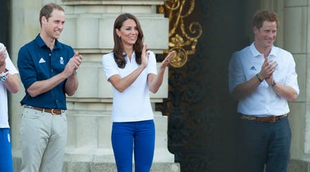 Prins William, hertuginde Kate og prins Harry