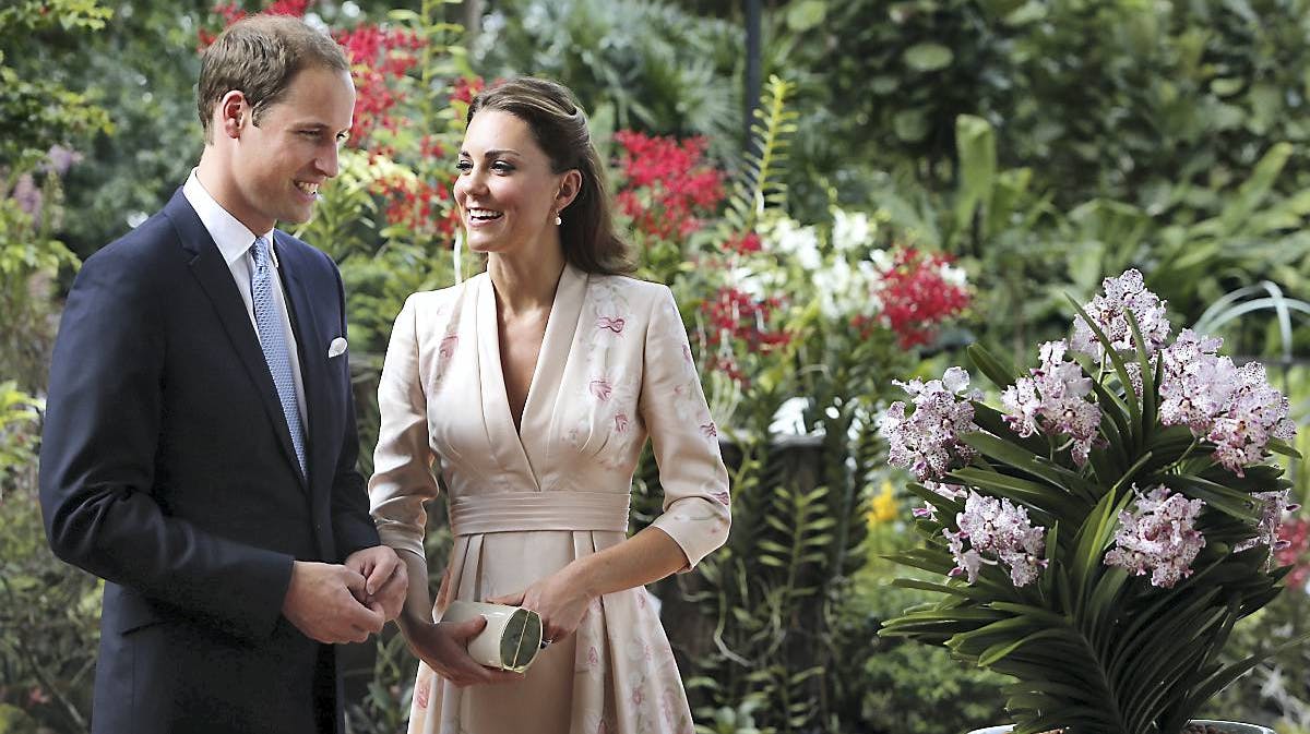 Prins William og hertuginde Catherine i Singapore 11. september 2012.