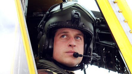 Prins William som helikopterpilot