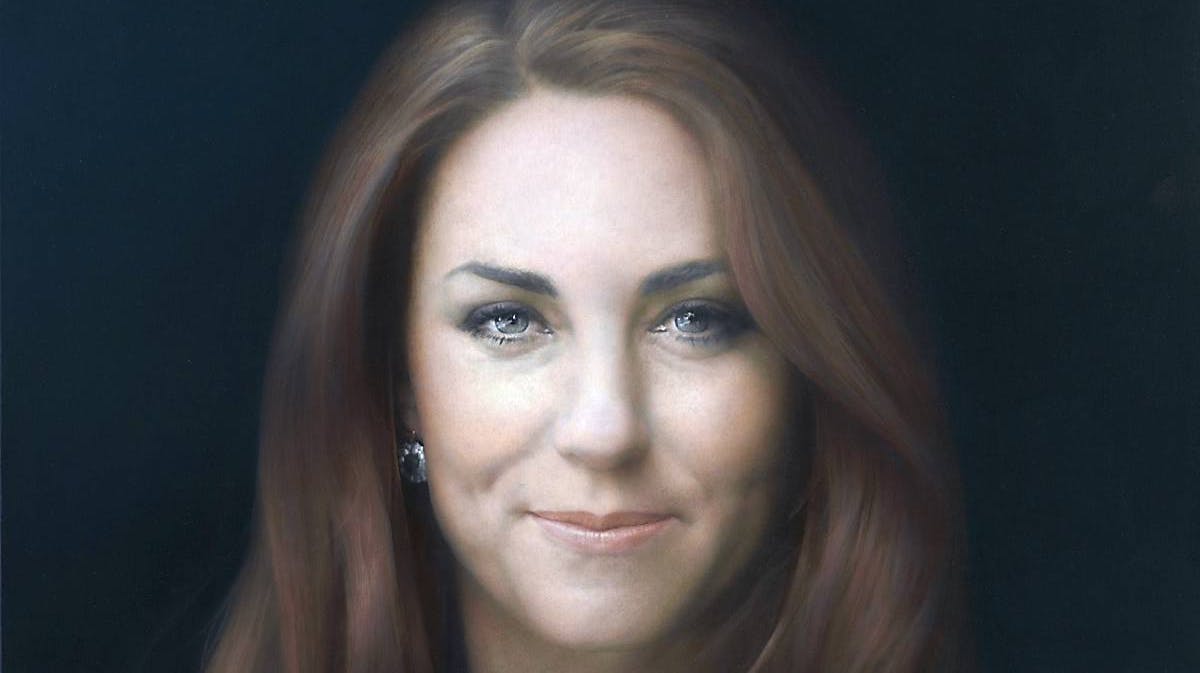 Det offentliggjorte portræt af hertuginde Catherine.