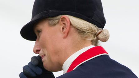 Zara Phillips i tårer.