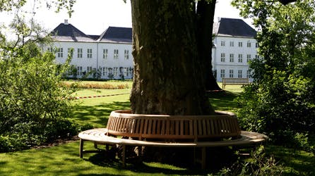 Gråsten slot set fra slotshaven.