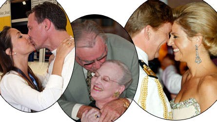 De kongelige viser kærlighed