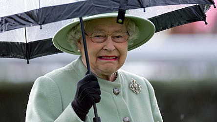 Dronning Elizabeth.