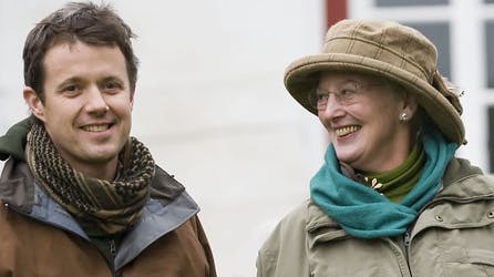 Kronprins Frederik og dronning Margrethe