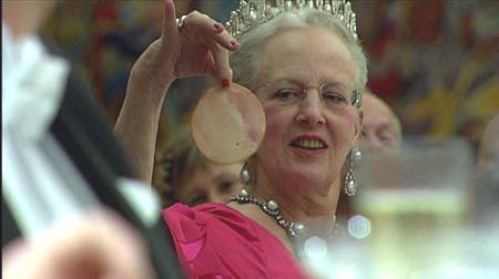 Dronning Margrethe med skinke - tryllekunst