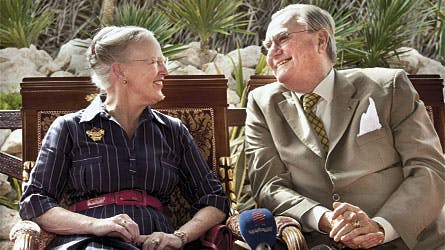Dronning Margrethe og prins Henrik