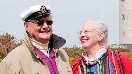 Prins Henrik og dronning Margrethe på Anholt