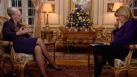 dronning Margrethe og Ulla Terkelsen