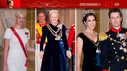 Aftenens store gallataffel på Christiansborg Slot bød på et væld af fantastiske kreationer.