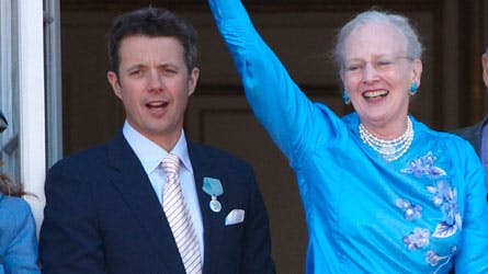 Kronprins Frederik og dronning Margrethe