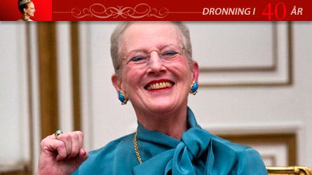 Dronning Margrethe.