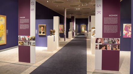 En del af udstillingen på Trapholt