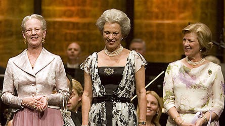 Dronning Margrethe, prinsesse Benedikte og dronning Anne-Marie