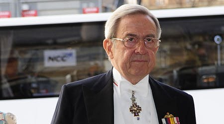 Kong Konstantin ved dronning Margrethes 70 års-fødselsdag.
