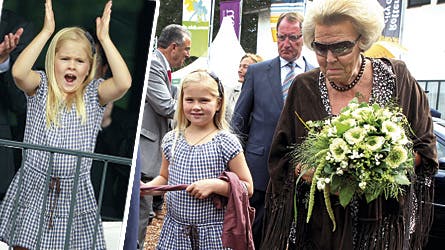 Prinsesse Amalia nød sin dag alene med bedste Beatrix.