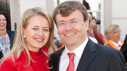 Prins Friso med sin hustru prinsesse Mabel