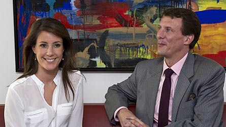 BILLED-BLADET mødte prinsesse Marie og prins Joachim på den danske ambassade i Beijing.