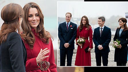 Kemien imellem Danmarks kronprinspar og det britiske hertugpar var helt i top under besøget i København.