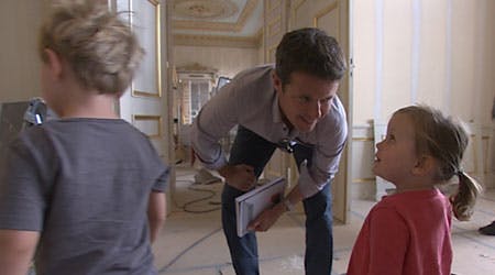 Prinsesse Isabella og prins Christian sammen med kronprins Frederik