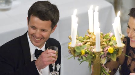 Kronprins Frederik til hofbal